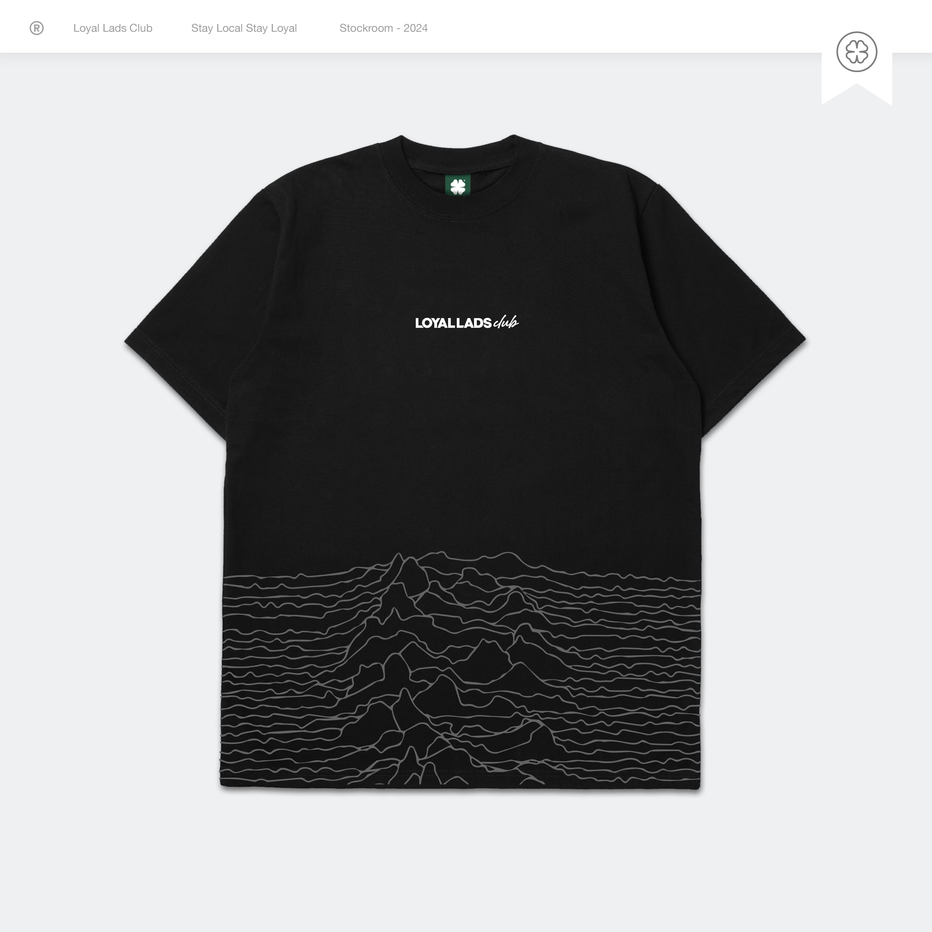 LOYAL LADS CLUB LOYAL LADS CLUB | Tshirt - Joy Black BLACK unisex TSHIRT – SKU LOYAL-TS-JOY-B-032