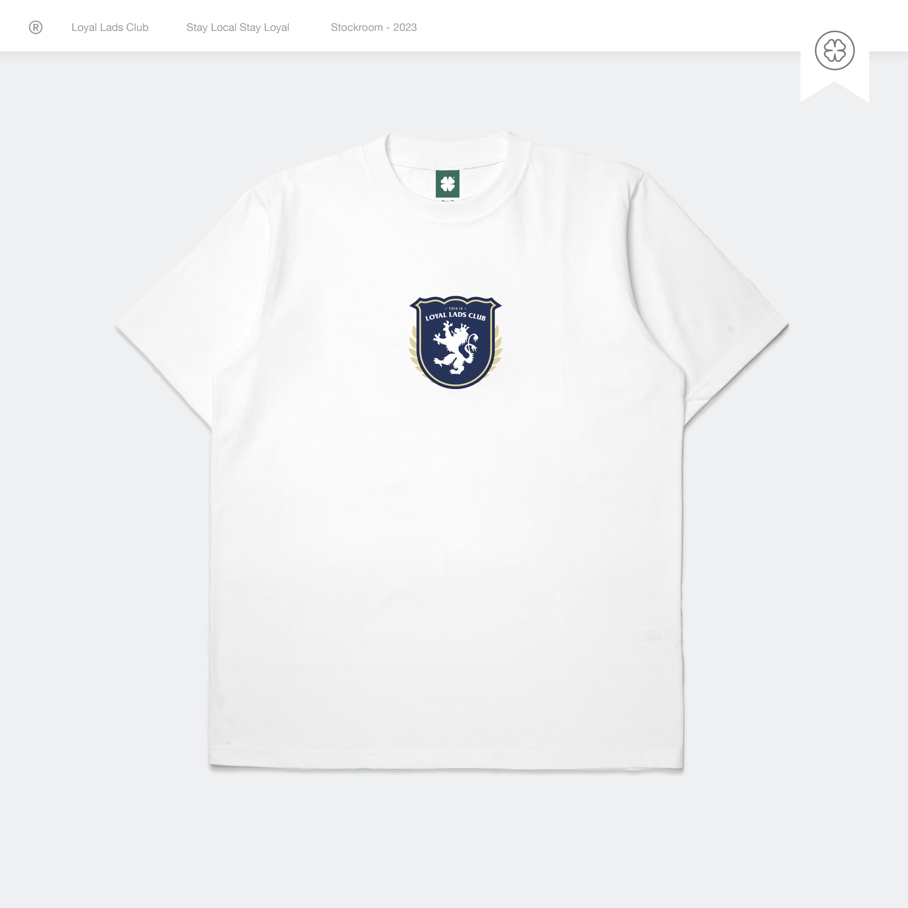 LOYAL LADS CLUB LOYAL LADS CLUB | Tshirt - Glory White WHITE unisex TSHIRT – SKU LOYAL-TS-GLY-W-081