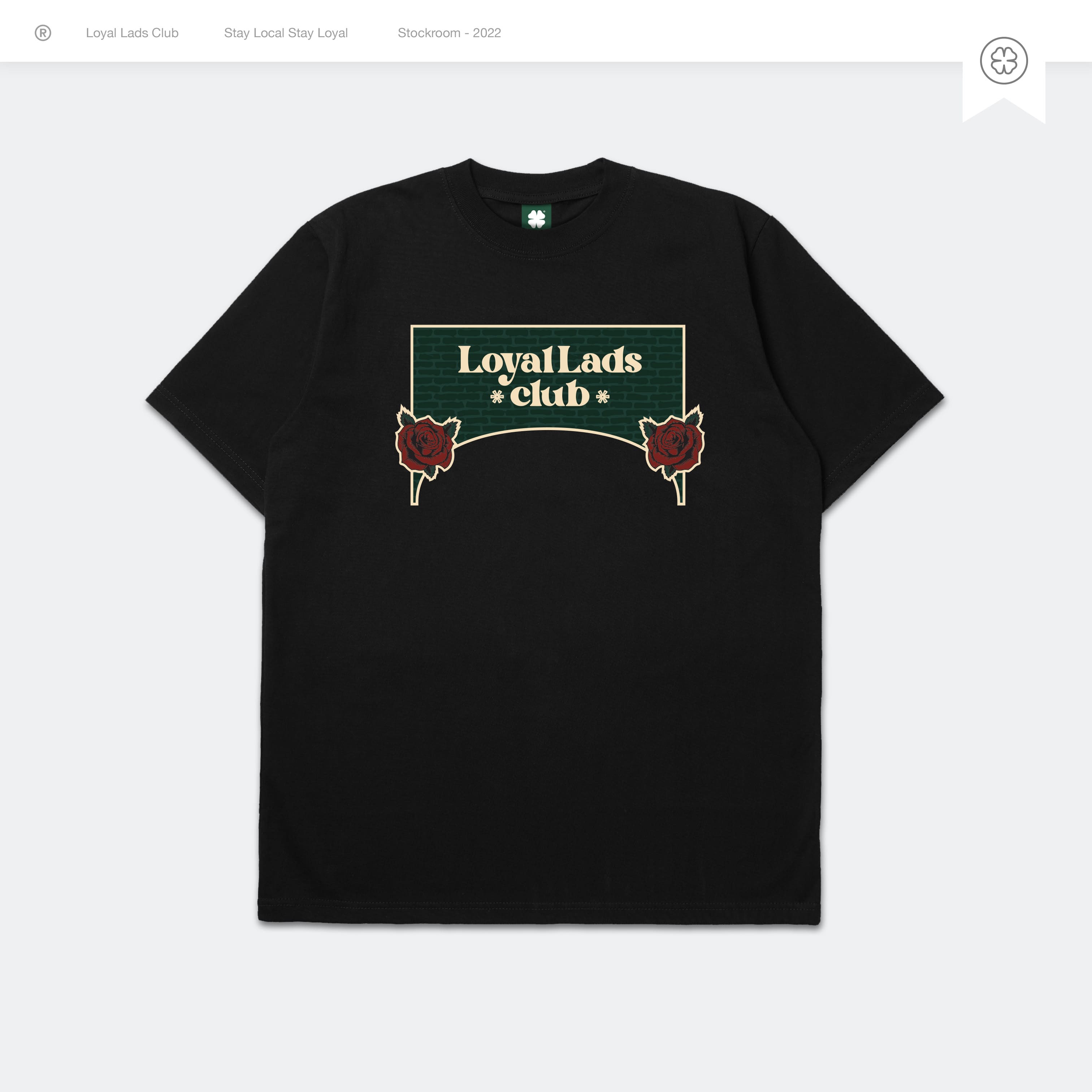LOYAL LADS CLUB LOYAL LADS CLUB | Tshirt - Lads Club BLACK unisex TSHIRT – SKU LOYAL-TS-LDC-082