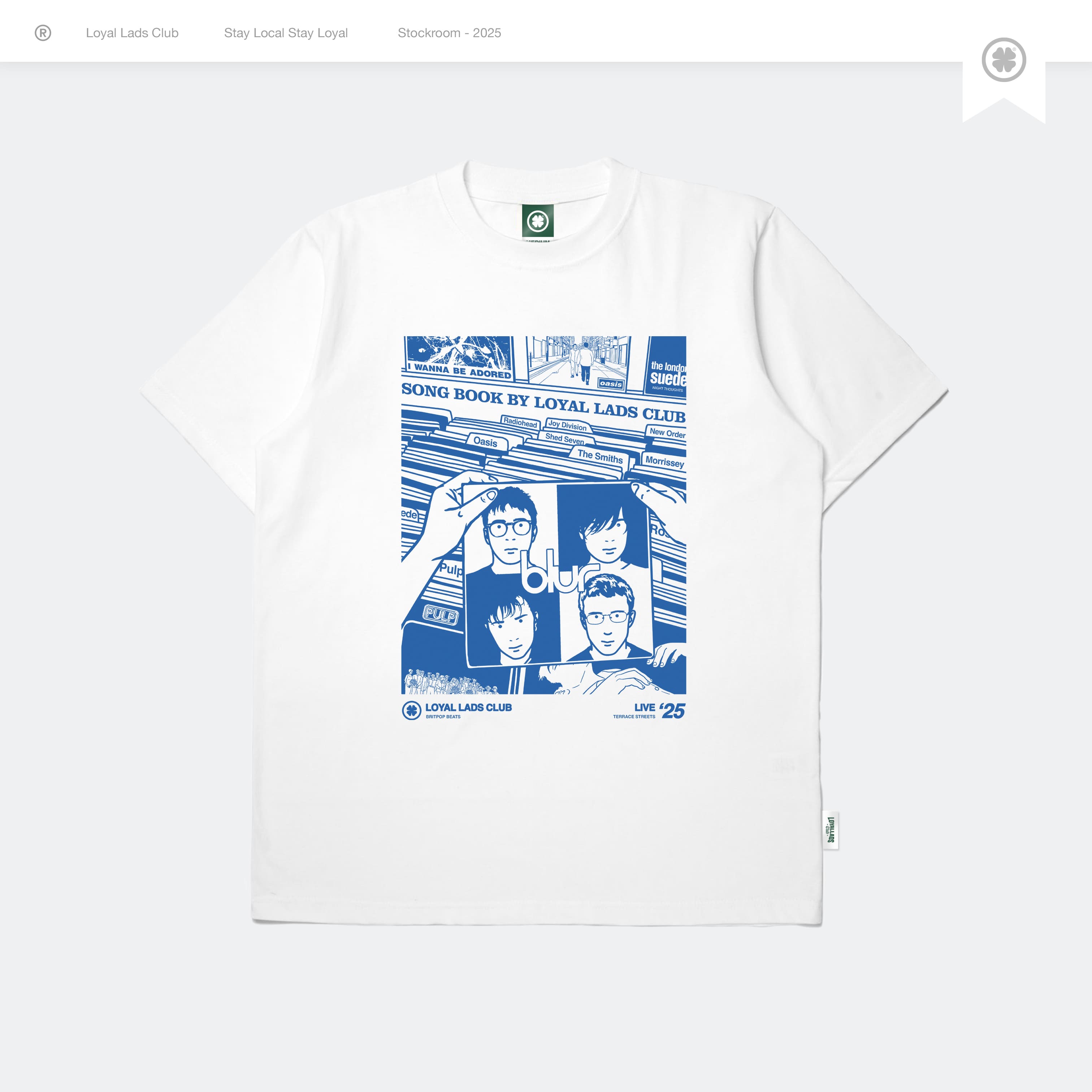 LOYAL LADS CLUB LOYAL LADS CLUB | Tshirt - Beats White WHITE unisex TSHIRT – SKU LOYAL-TS-BTS-W-010