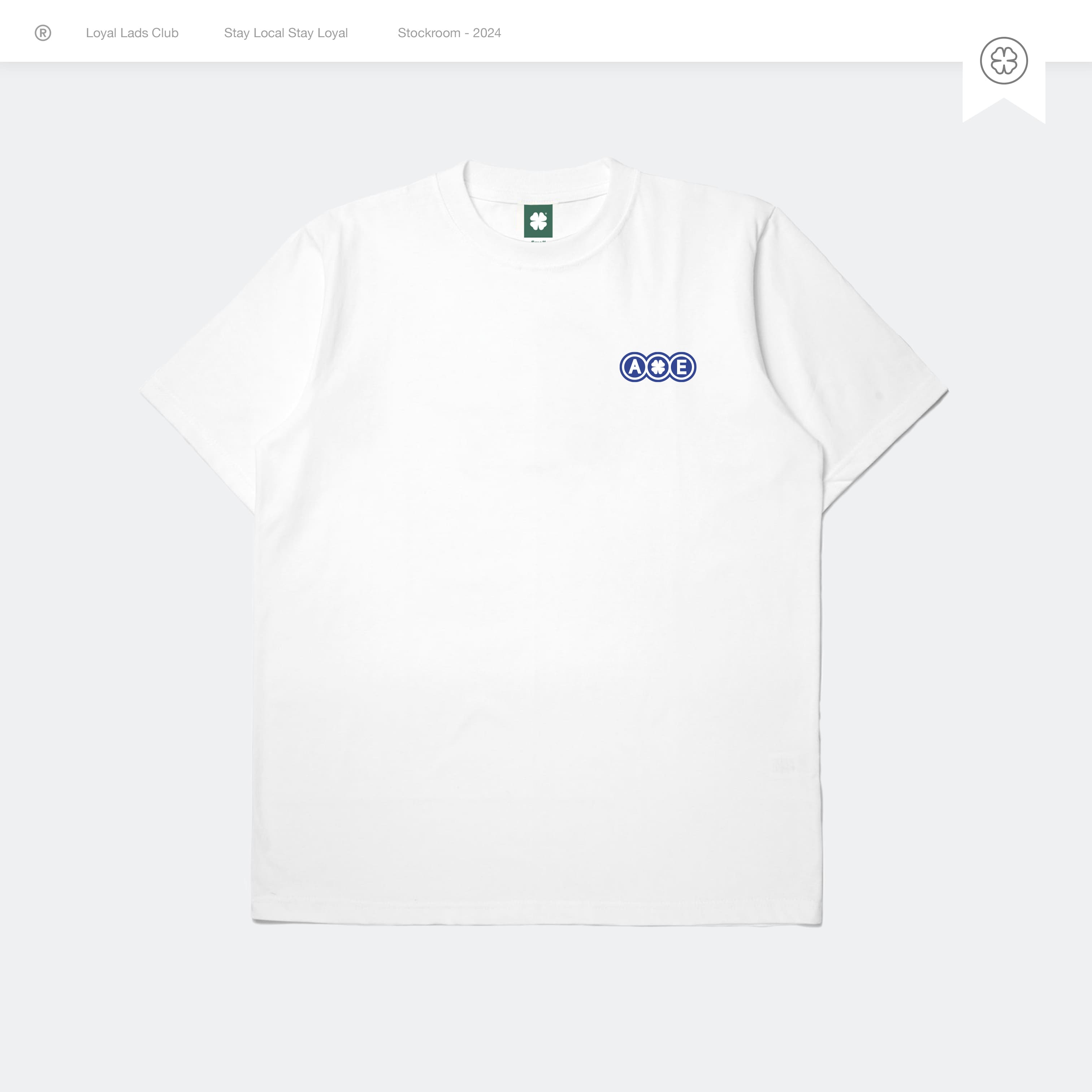 LOYAL LADS CLUB LOYAL LADS CLUB | Tshirt - Absolute WHITE unisex TSHIRT – SKU LOYAL-TS-ABT-002