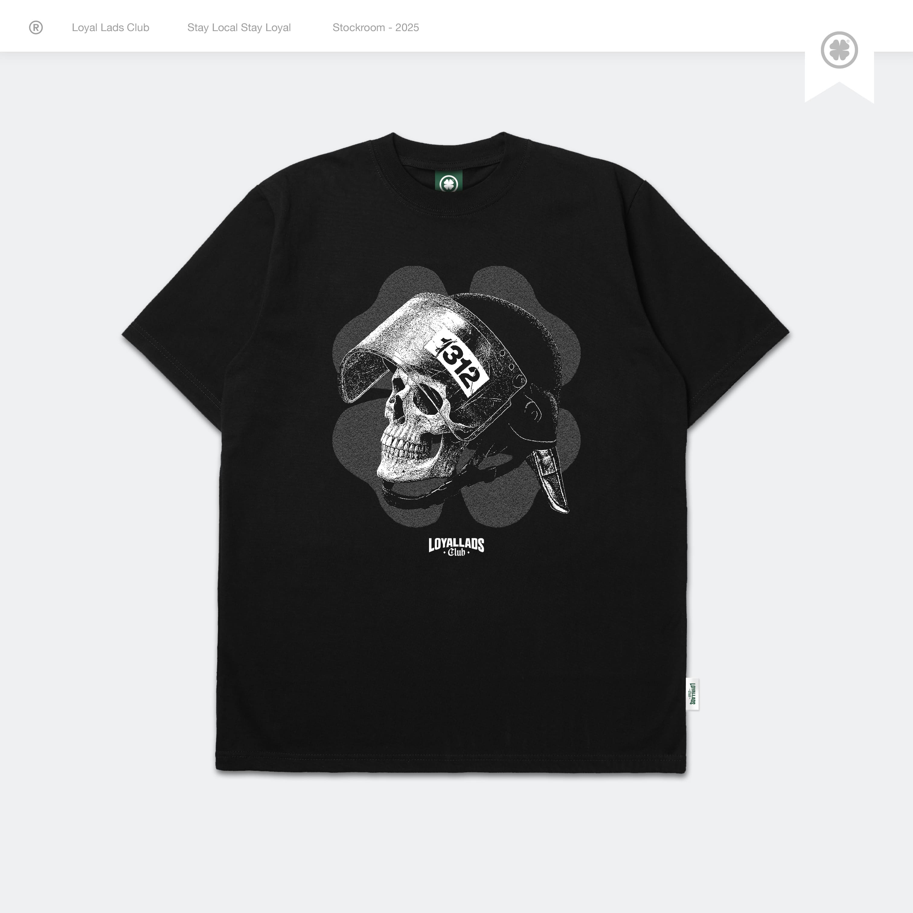 LOYAL LADS CLUB LOYAL LADS CLUB | Tshirt - Balky BLACK unisex TSHIRT – SKU LOYAL-TS-BKY-007