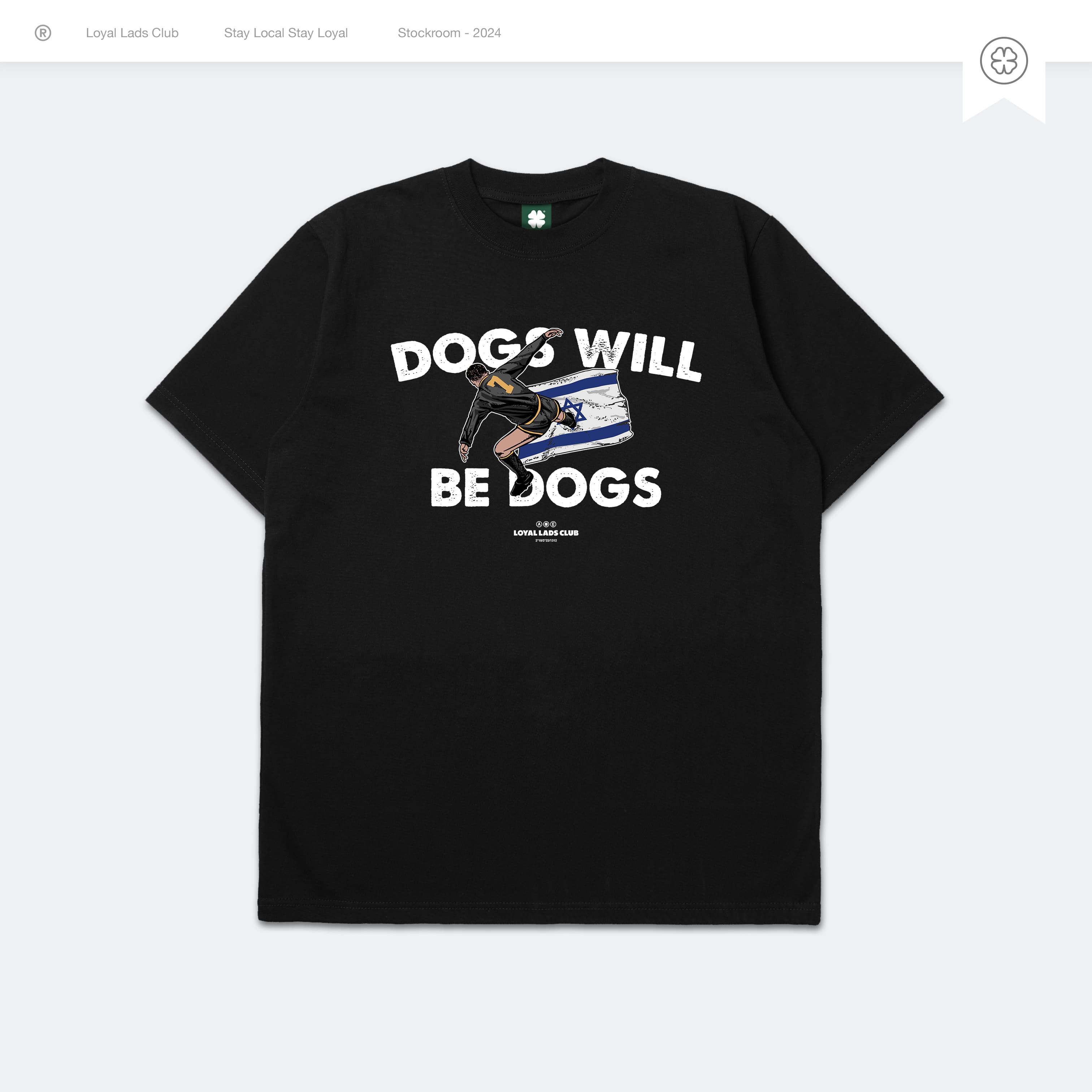 LOYAL LADS CLUB LOYAL LADS CLUB | Tshirt - Dogs BLACK unisex TSHIRT – SKU LOYAL-TS-DGS-074