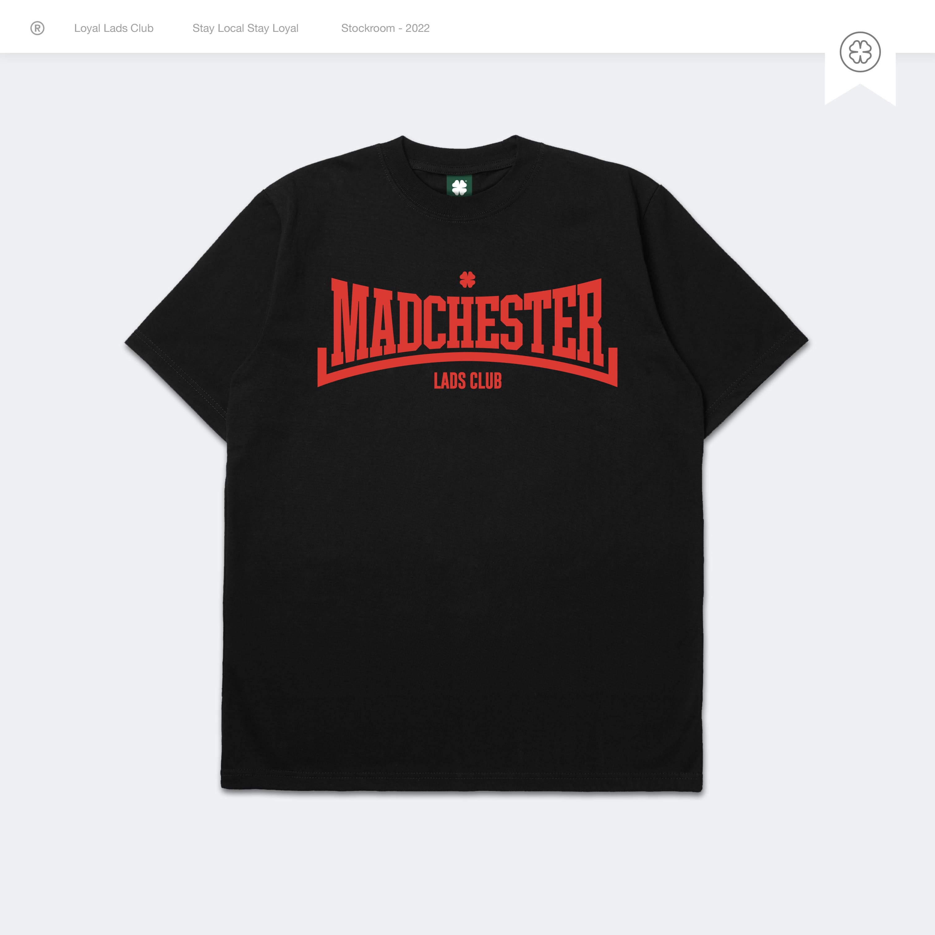 LOYAL LADS CLUB LOYAL LADS CLUB | Tshirt - Madchester Black BLACK unisex TSHIRT – SKU LOYAL-TS-MDR-B-084