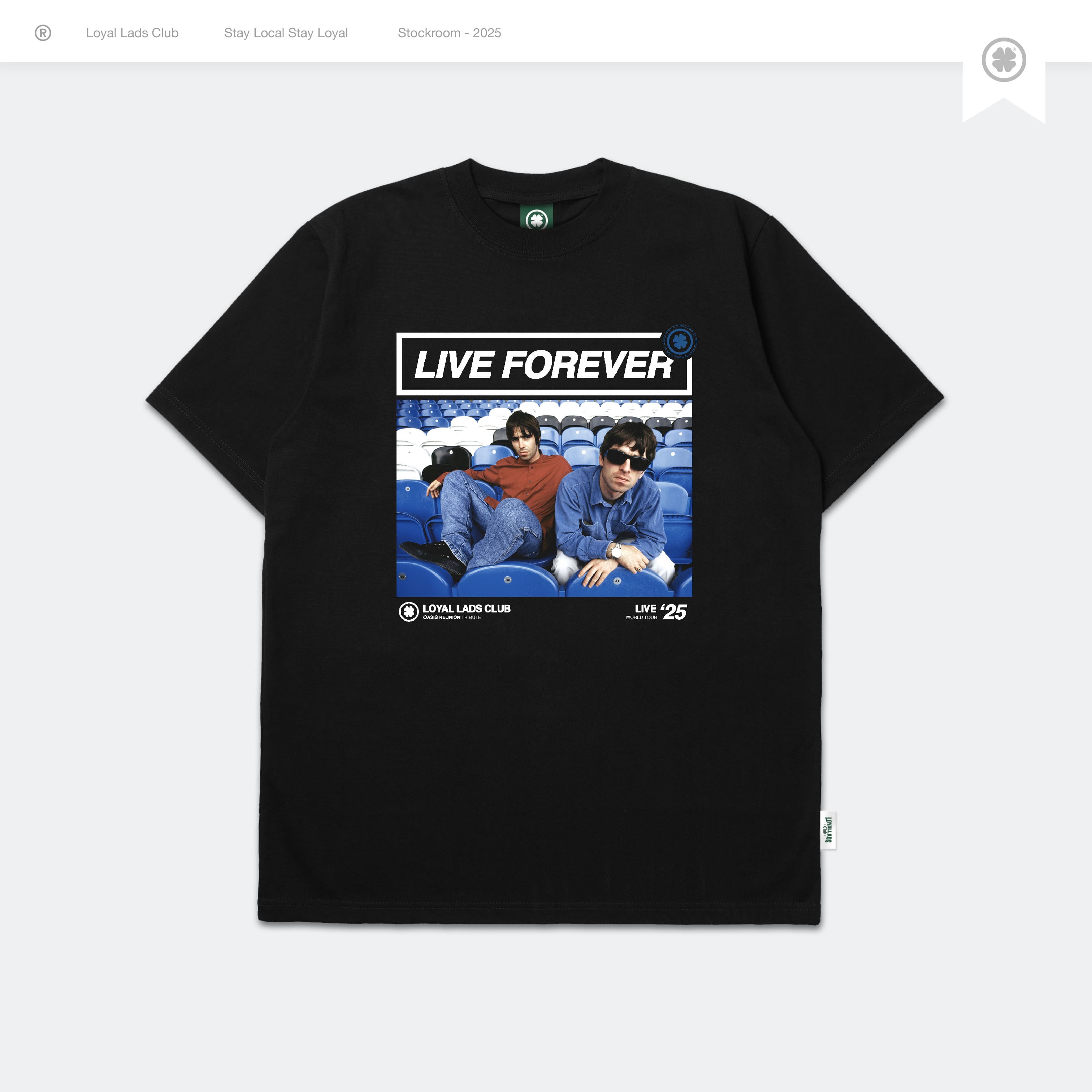 LOYAL LADS CLUB LOYAL LADS CLUB | Tshirt - Tribute Black BLACK unisex TSHIRT – SKU LOYAL-TS-TBT-B-061