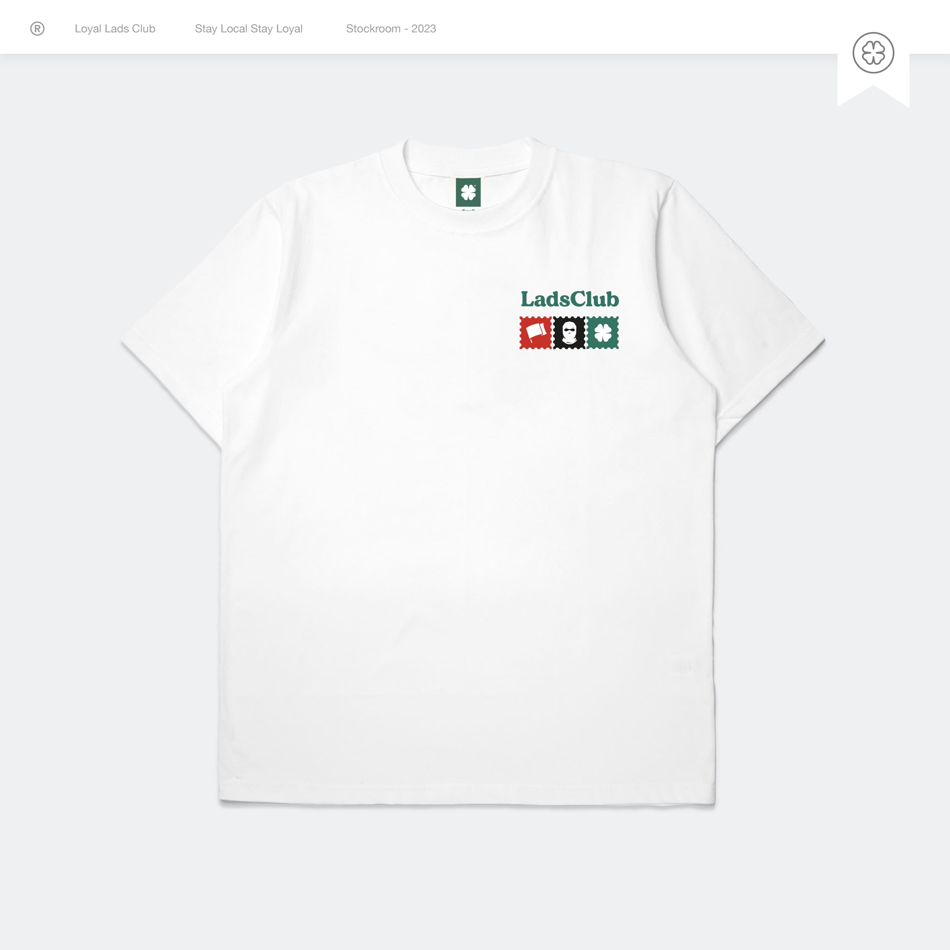 LOYAL LADS CLUB LOYAL LADS CLUB | Tshirt - Riot Roots WHITE unisex TSHIRT – SKU LOYAL-TS-RTR-093