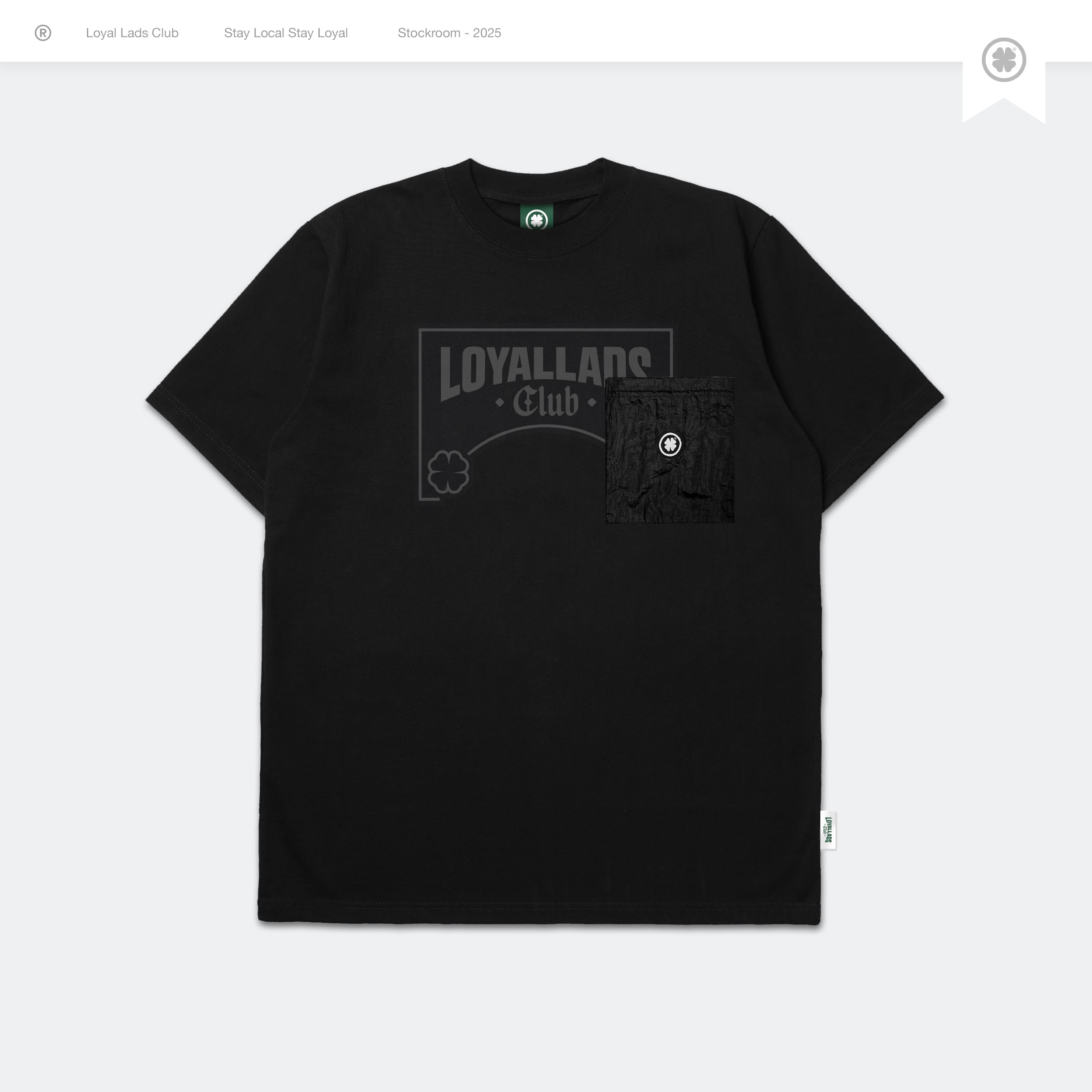 LOYAL LADS CLUB LOYAL LADS CLUB | Tshirt - Home BLACK unisex TSHIRT – SKU LOYAL-TS-HME-028