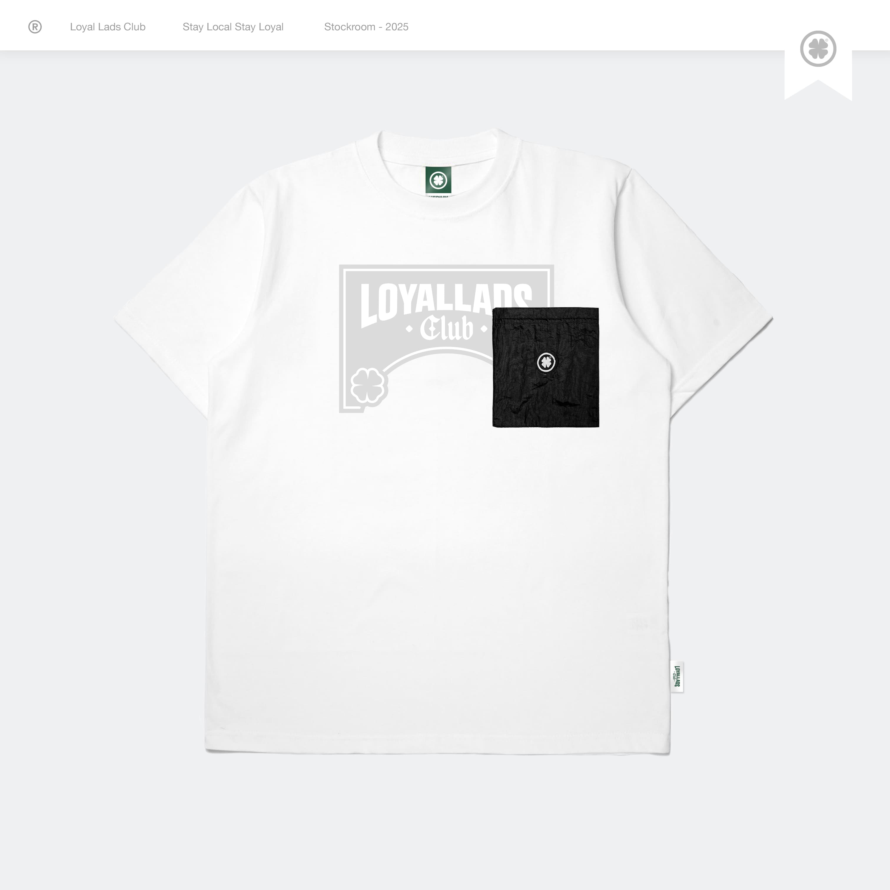 LOYAL LADS CLUB LOYAL LADS CLUB | Tshirt - Away WHITE unisex TSHIRT – SKU LOYAL-TS-AWY-005