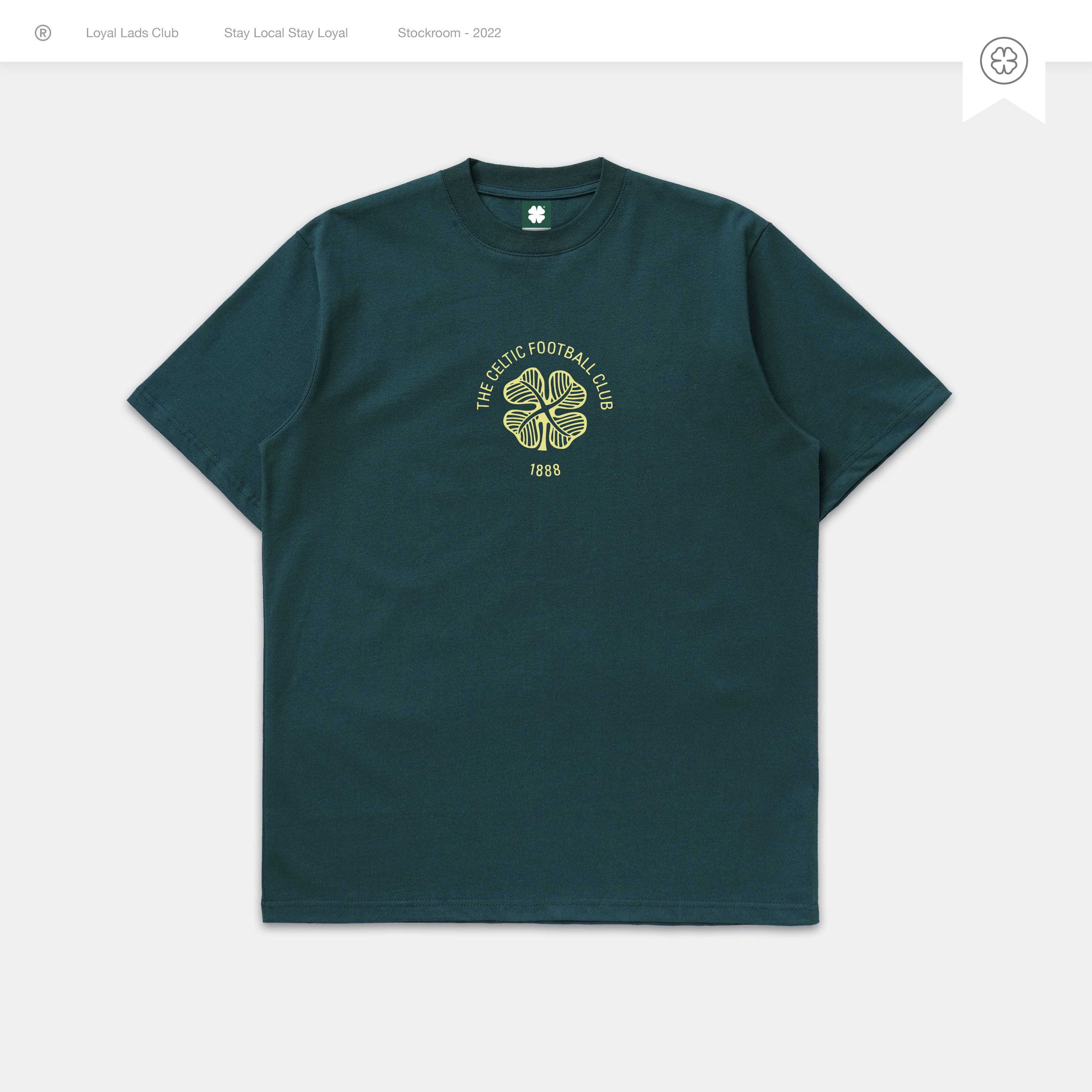 LOYAL LADS CLUB LOYAL LADS CLUB | Tshirt - Celtic Club GREEN unisex TSHIRT – SKU LOYAL-TS-CLC-073