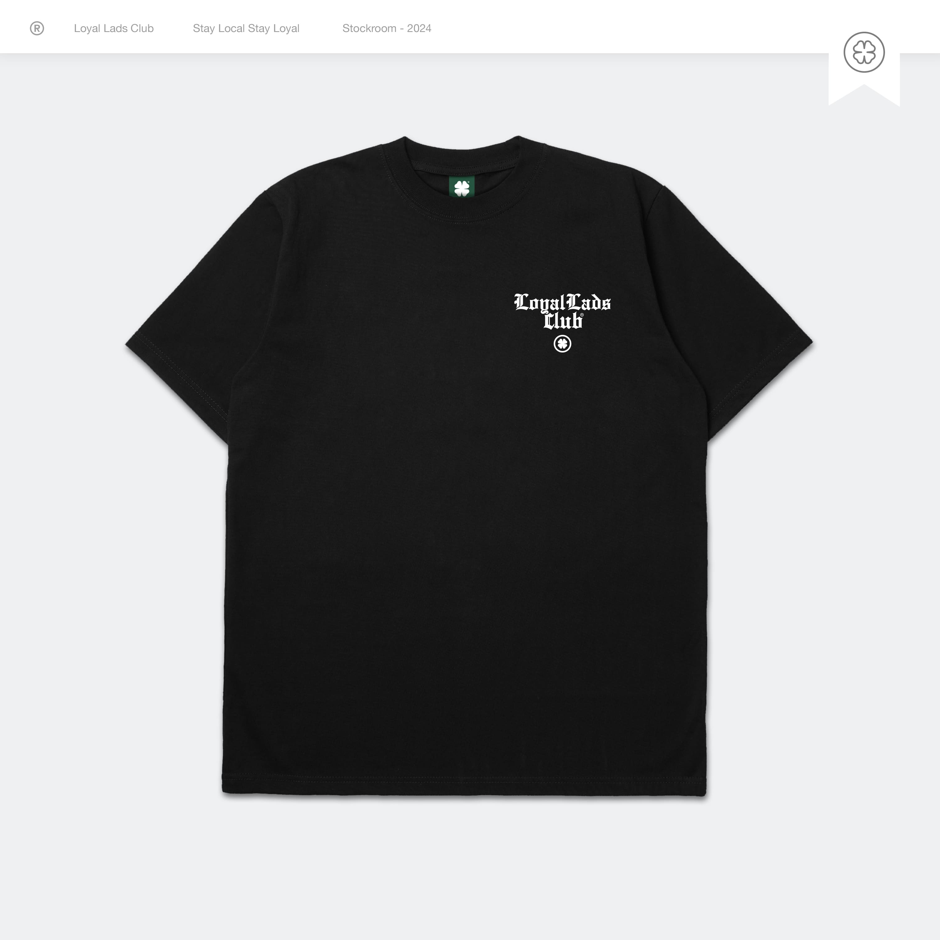 LOYAL LADS CLUB LOYAL LADS CLUB | Tshirt - Island BLACK unisex TSHIRT – SKU LOYAL-TS-ISD-031