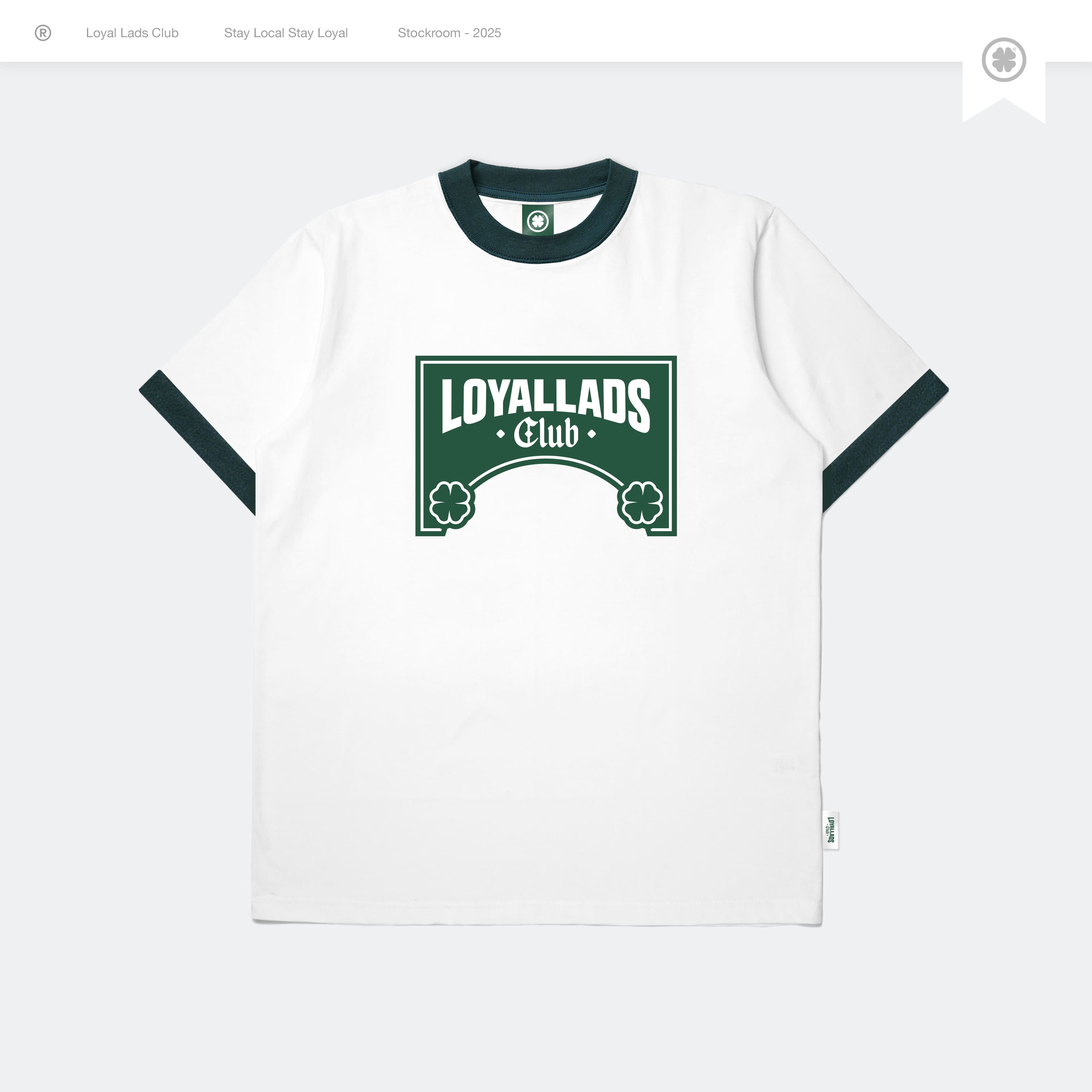 LOYAL LADS CLUB LOYAL LADS CLUB | Tshirt - Smiths White WHITE unisex TSHIRT – SKU LOYAL-TS-SMH-W-052