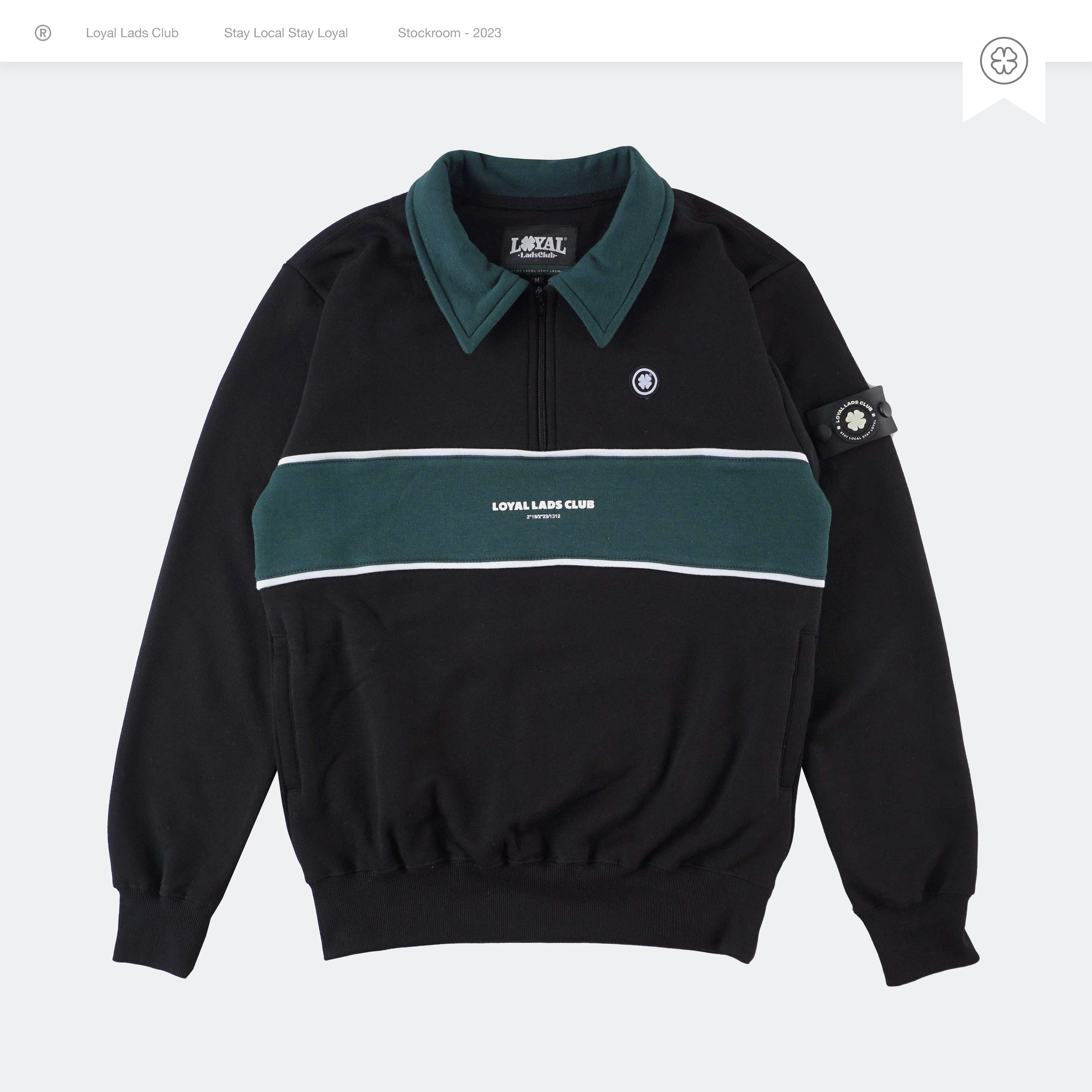 Halfzip - Homerun Black