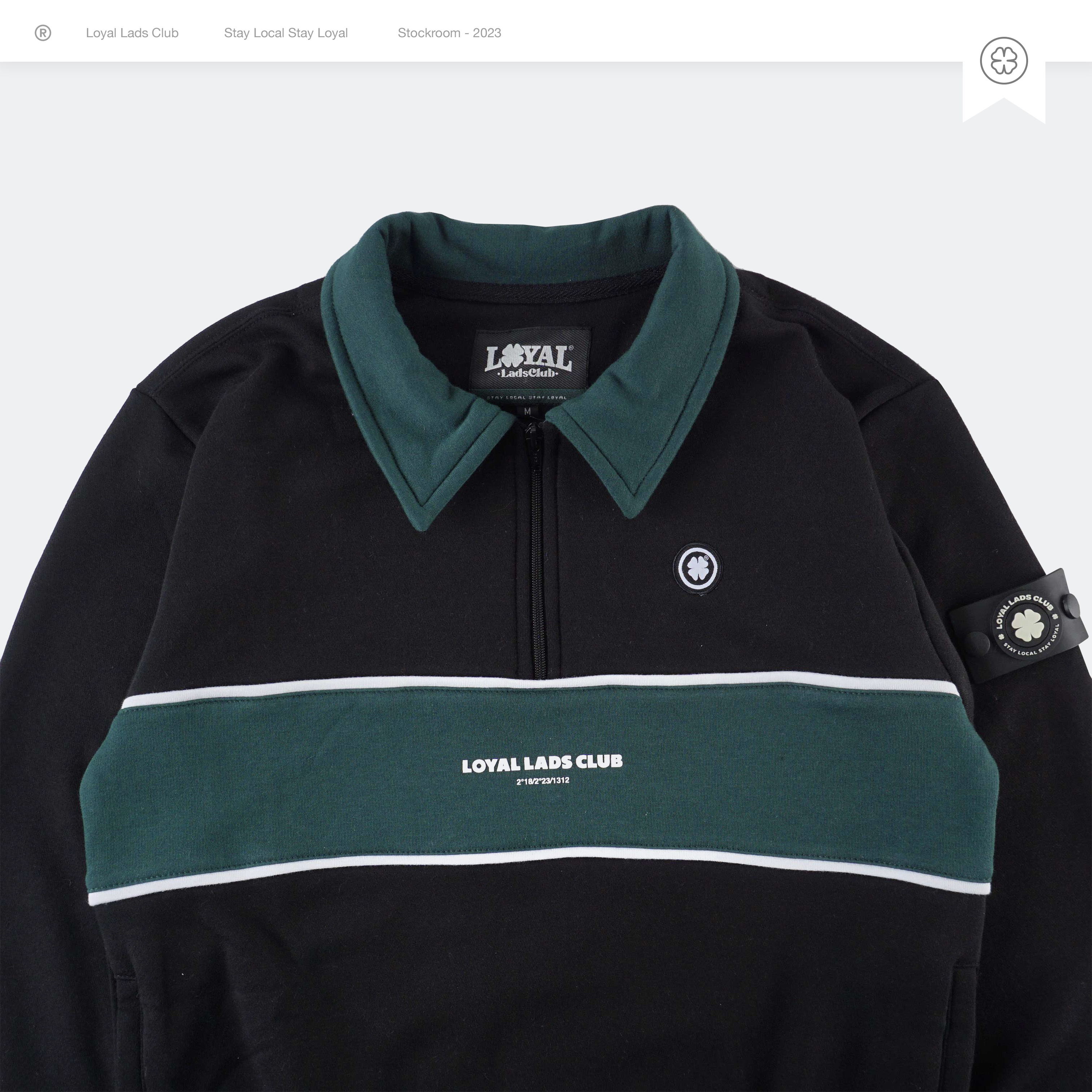 Halfzip - Homerun Black - Thumbnail 3