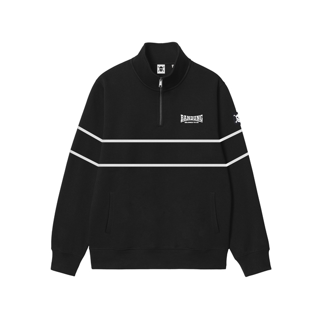 SWEATER - HALFZIPPER BLACK BRIGADE