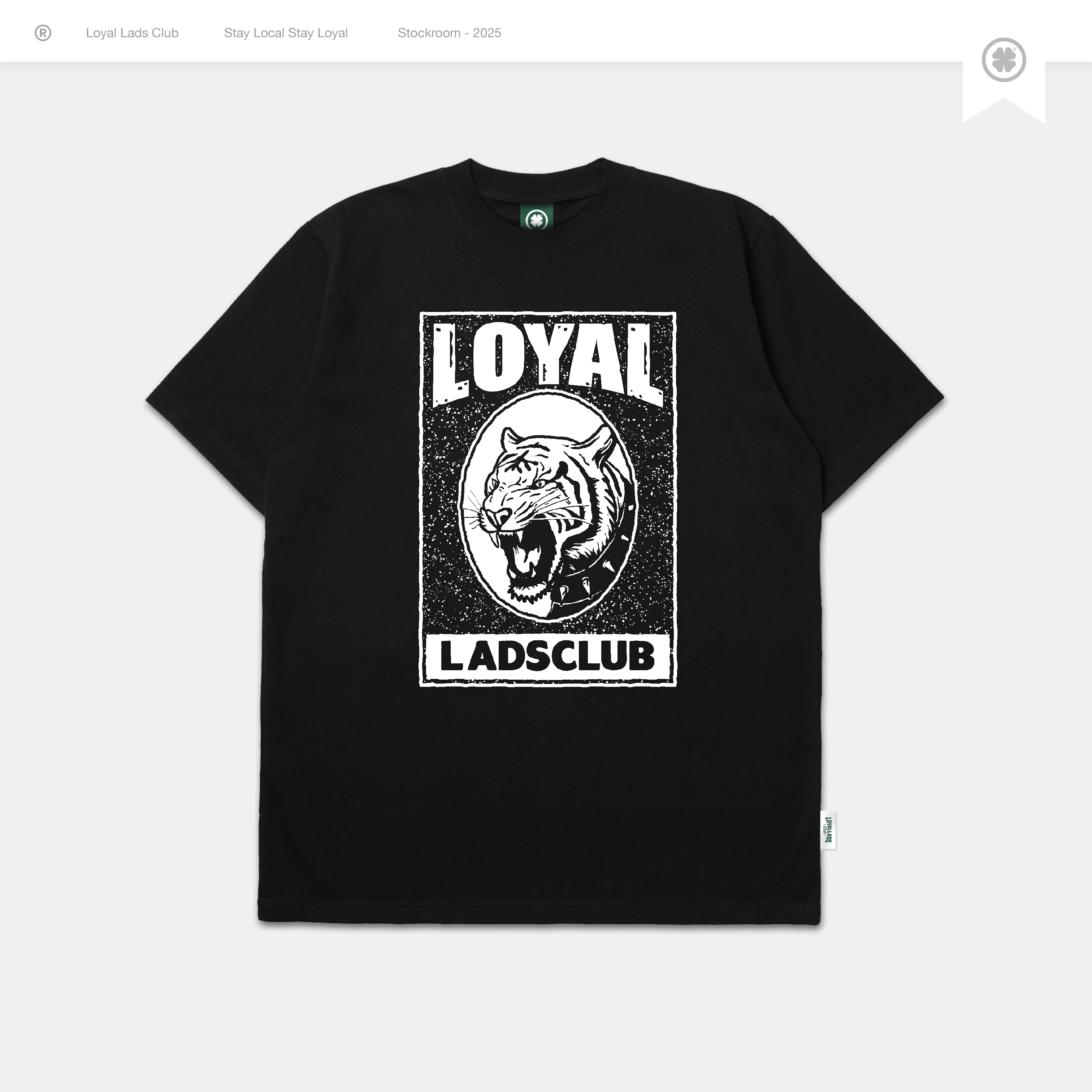 Tshirt - Roar Black - Thumbnail 1